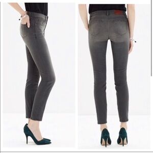 Madewell Women's Skinny Jeans in Charcoal Gray